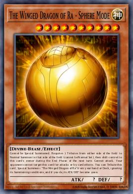 The Winged Dragon of Ra - Sphere Mode JP013
