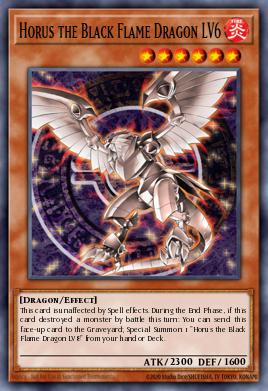 Horus the Black Flame Dragon LV6 YSKR-EN020