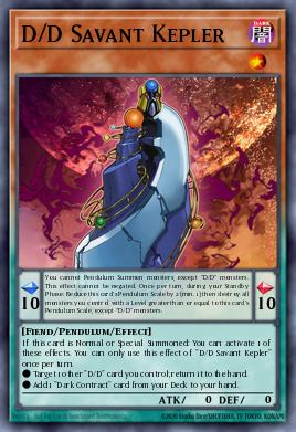 D/D Savant Kepler SDPD-EN011