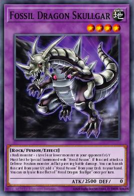 Fossil Dragon Skullgar BLC1-EN133