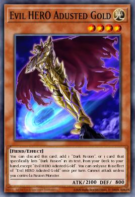 Evil HERO Adusted Gold LED5-EN013