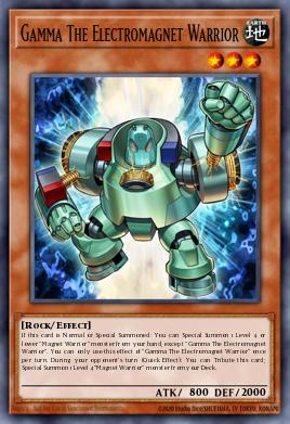 Gamma The Electromagnet Warrior SDMY-EN003
