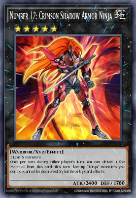 Number 12: Crimson Shadow Armor Ninja SP13-EN030