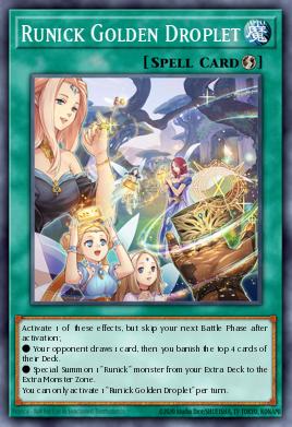 Runick Golden Droplet TAMA-EN035