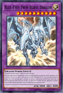 Blue-Eyes Twin Burst Dragon MP17-EN056