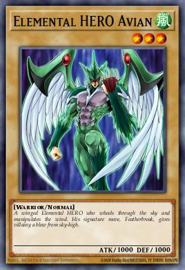 Elemental HERO Avian YSD-EN007
