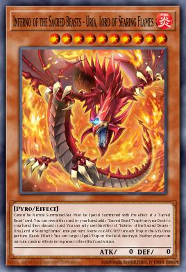 Inferno of the Sacred Beasts - Uria, Lord of Searing Flames CORI-EN005
