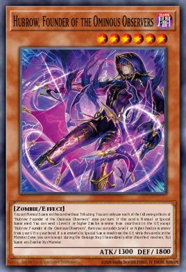 Hubrow, Founder of the Ominous Observers BETB-EN030