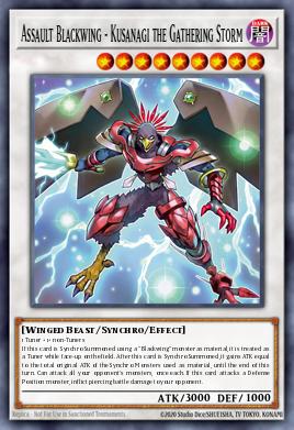 Assault Blackwing - Kusanagi the Gathering Storm JP024