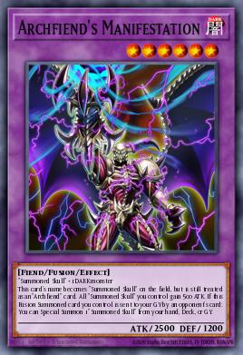 Archfiend's Manifestation JP048