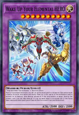Wake Up Your Elemental HERO RA05-EN142