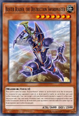Buster Blader, the Destruction Swordmaster MAGO-EN100