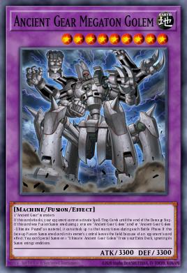 Ancient Gear Megaton Golem LED2-EN031