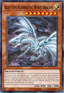 Blue-Eyes Alternative White Dragon JP004