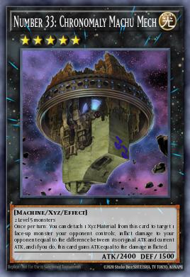 Number 33: Chronomaly Machu Mech JP020