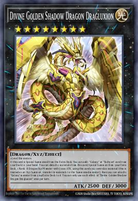 Divine Golden Shadow Dragon Dragluxion MZTM-EN014