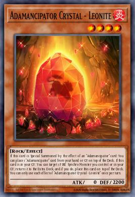 Adamancipator Crystal - Leonite SESL-EN004