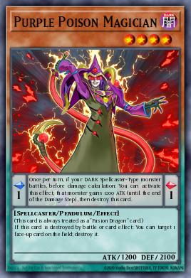 Purple Poison Magician JP006