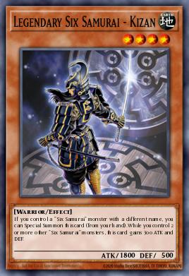 Legendary Six Samurai - Kizan SDWA-EN016