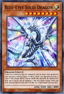 Blue-Eyes Solid Dragon LED3-EN002