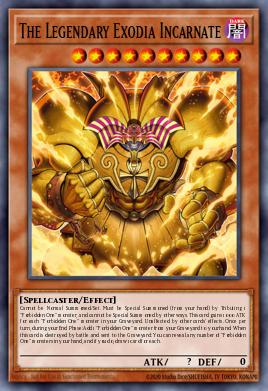 The Legendary Exodia Incarnate JP019