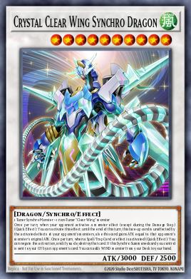Crystal Clear Wing Synchro Dragon MP25-EN276