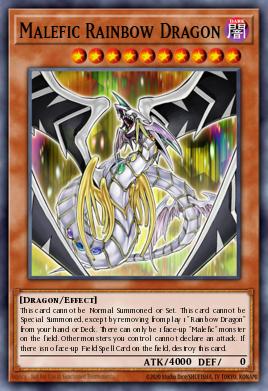 Malefic Rainbow Dragon YMP1-EN005