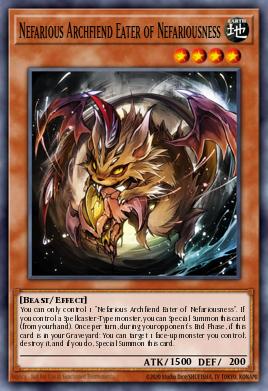 Nefarious Archfiend Eater of Nefariousness JP007