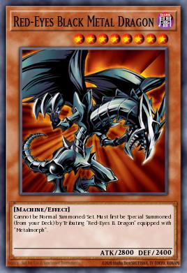 Red-Eyes Black Metal Dragon MIL1-EN035