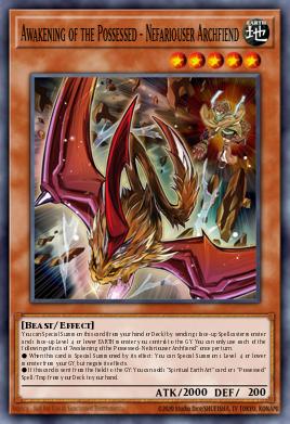 Awakening of the Possessed - Nefariouser Archfiend JP005
