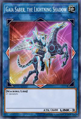 Gaia Saber, the Lightning Shadow DUDE-EN022
