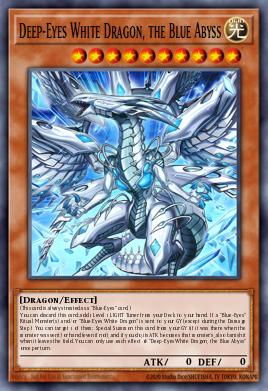 Deep-Eyes White Dragon, the Blue Abyss JP002