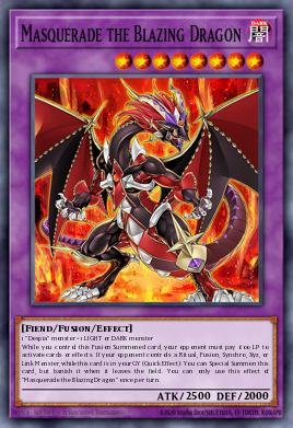 Masquerade the Blazing Dragon JP038