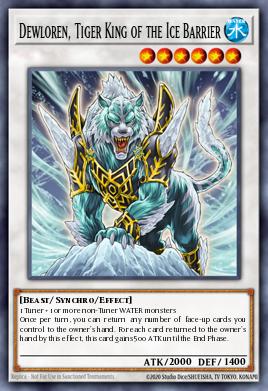 Dewloren, Tiger King of the Ice Barrier SDFC-EN042