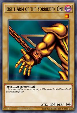 Right Arm of the Forbidden One RP01-EN019