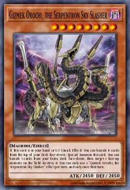 Gizmek Orochi, the Serpentron Sky Slasher SDCS-EN020