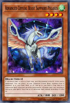 Advanced Crystal Beast Sapphire Pegasus BLCR-EN015