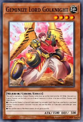 Geminize Lord Golknight JP032