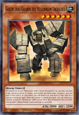 Golem that Guards the Millennium Treasures MP25-EN208