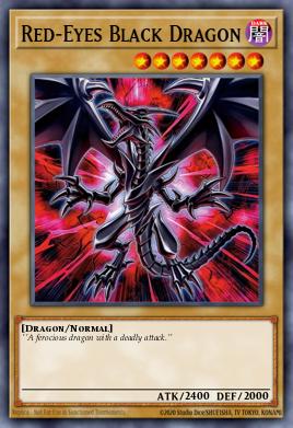 Red-Eyes Black Dragon MIL1-EN027