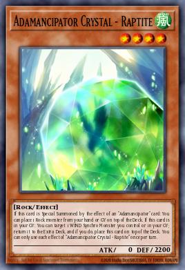 Adamancipator Crystal - Raptite SESL-EN005