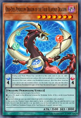 Odd-Eyes Pendulum Dragon of the Four Heavenly Dragons?? JP013