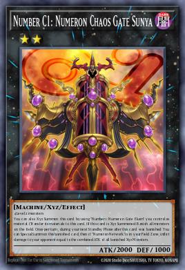 Number C1: Numeron Chaos Gate Sunya MGED-EN082