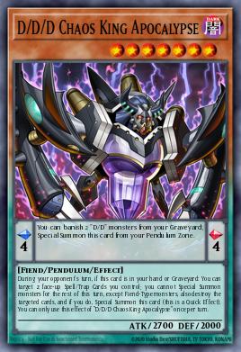 Pendulum Domination Structure Deck
