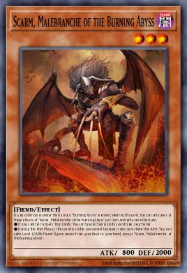 Scarm, Malebranche of the Burning Abyss AP07-EN007