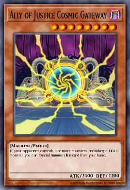 Ally of Justice Cosmic Gateway HAC1-EN084