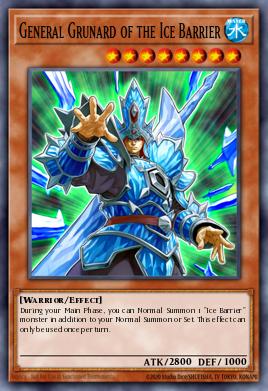 General Grunard of the Ice Barrier SDFC-EN018