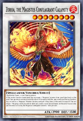 Zoroa, the Magistus Conflagrant Calamity JP045