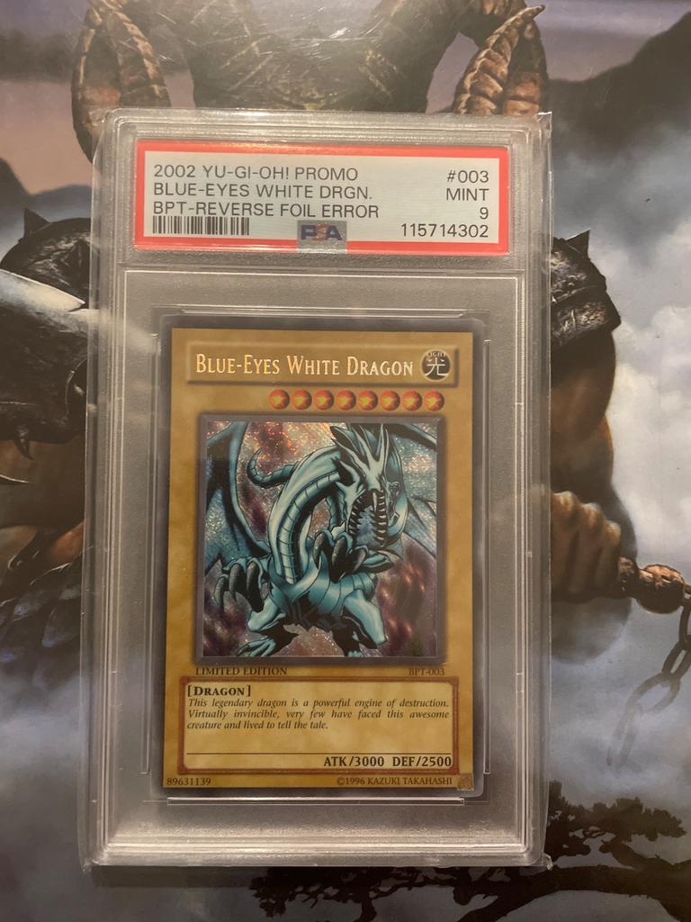 Blue-Eyes White Dragon · Booster Pack Collectors Tins 2002