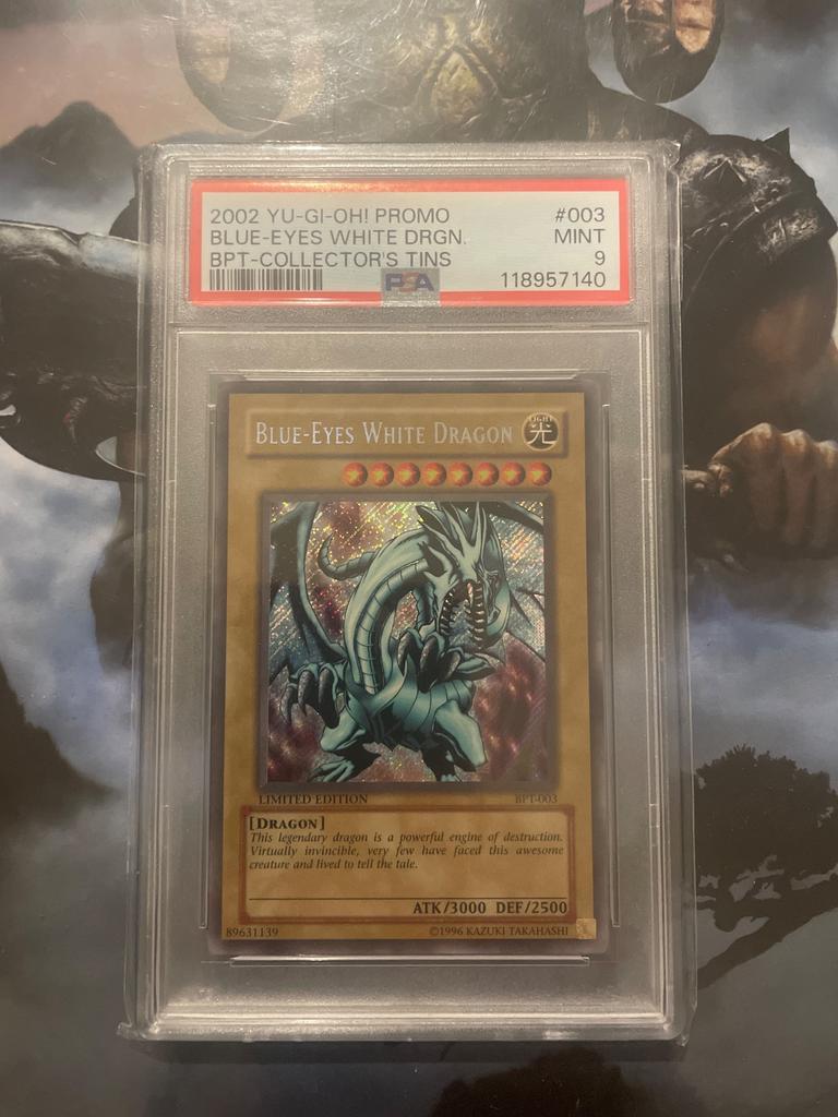Blue-Eyes White Dragon · Booster Pack Collectors Tins 2002